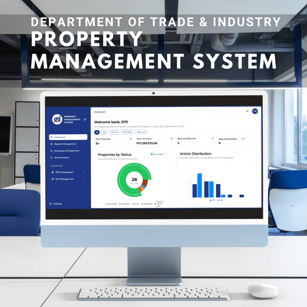 DTI PMS Website Image
